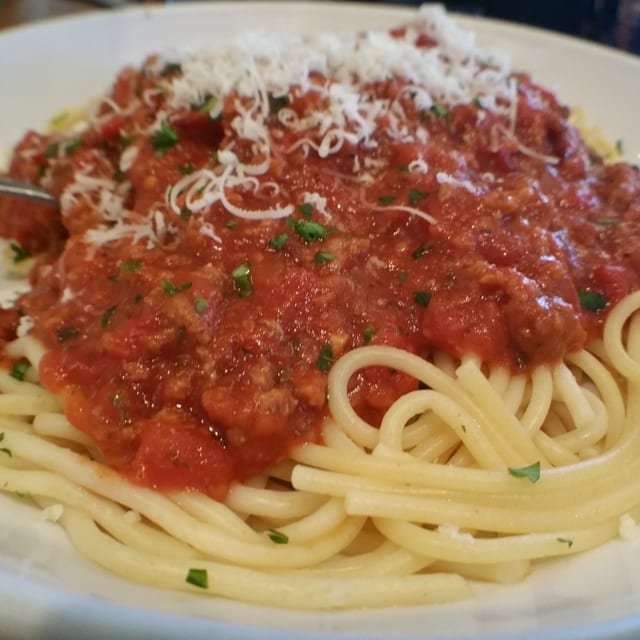 Spaghetti with Meat Sauce.