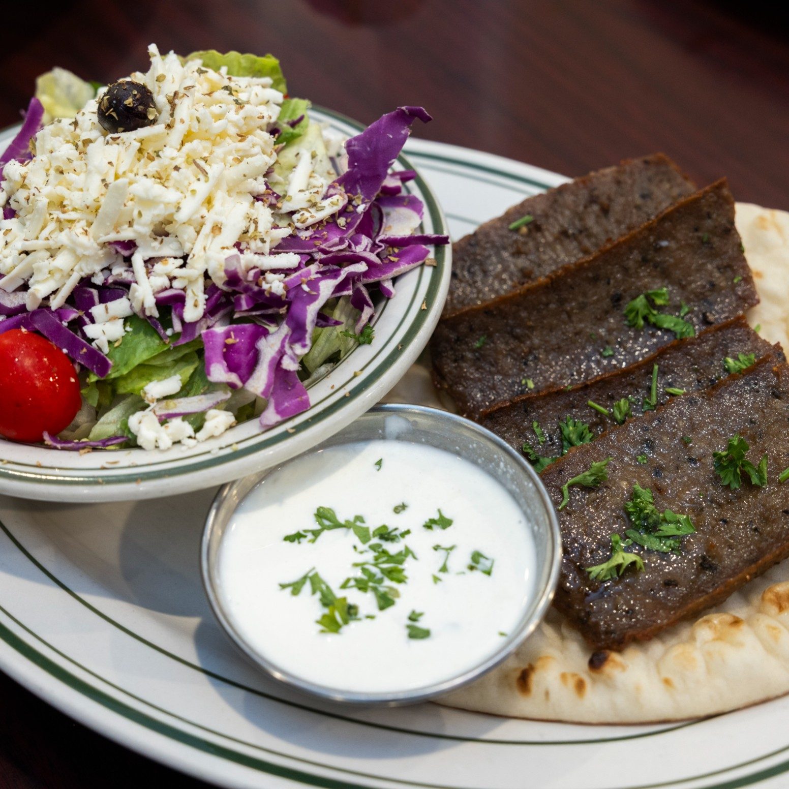Lamb Gyro Platter.