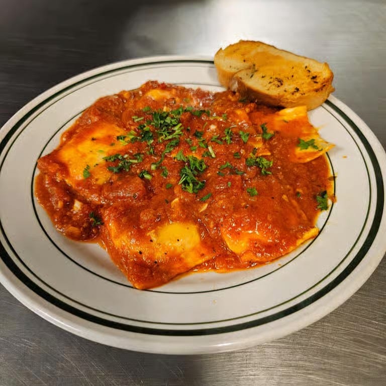 Smoked Gouda Ravioli.